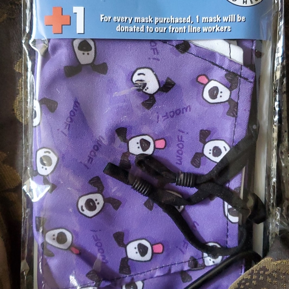 Ed heck designer mask 😷 and pouch